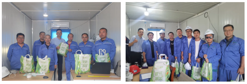 关怀一线 致敬匠心 | 创世大发开展项目现场夏日“送清凉”慰问活动